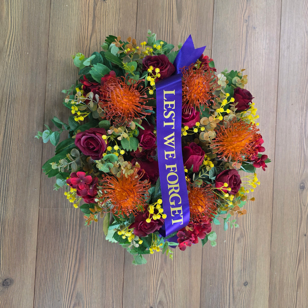 Wreath in Native Flowers