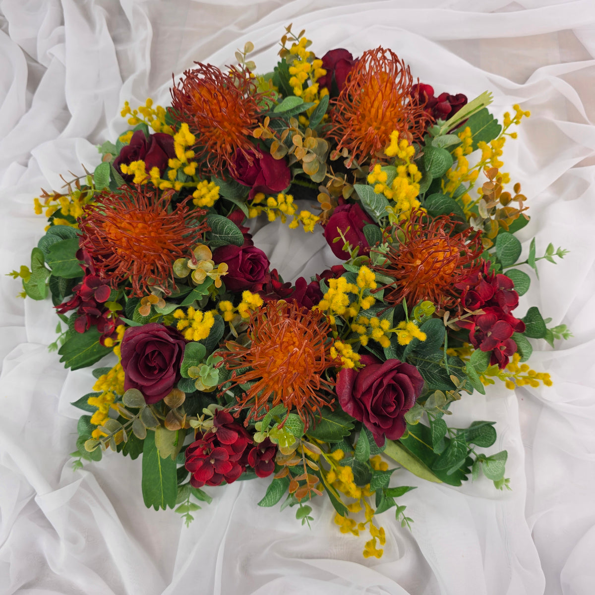 Wreath in Native Flowers