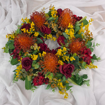 Wreath in Native Flowers