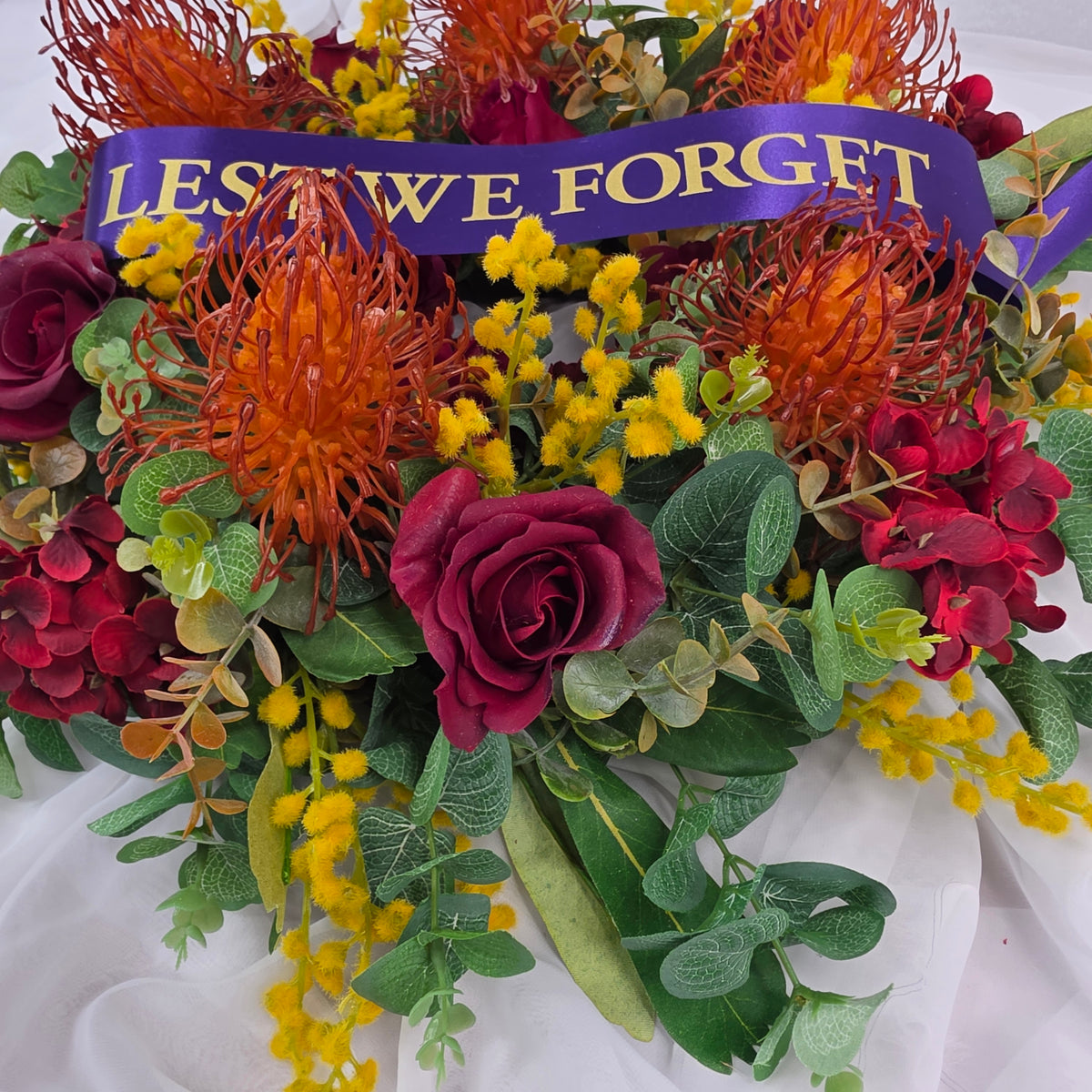 Wreath in Native Flowers