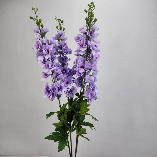 Mauve Large Real Touch Delphinium - Realistic Artificial Flowers