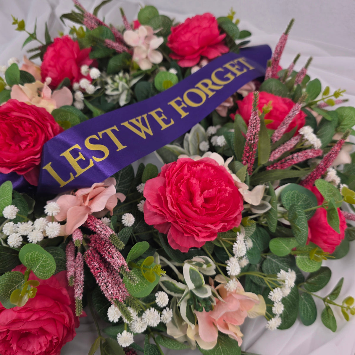 Wreath in Shades of Pink