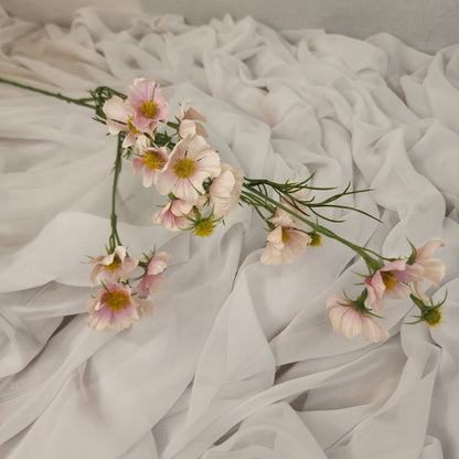 Pale Pink Mini Cosmos Spray - Realistic Artificial Flowers