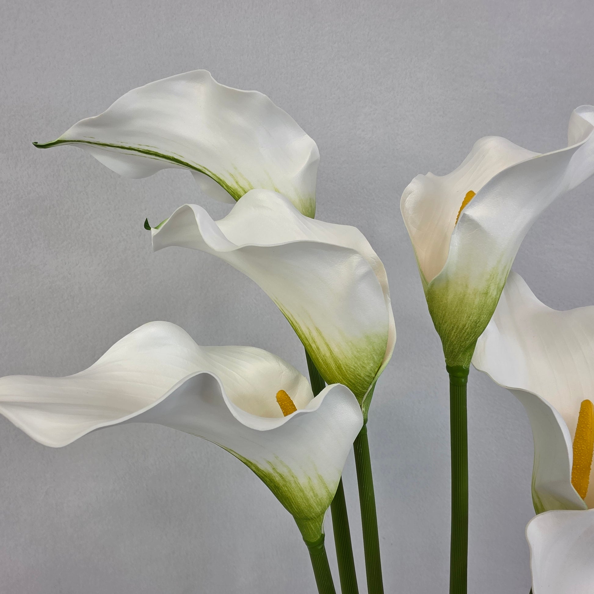 White Long Stem Calla - Realistic Artificial Flowers