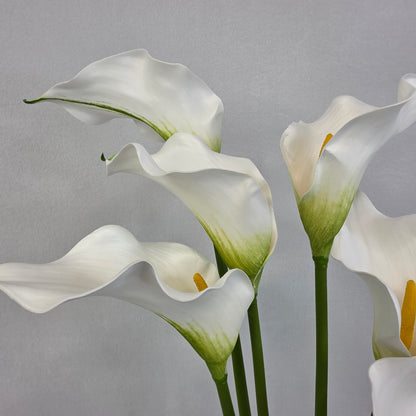 White Long Stem Calla - Realistic Artificial Flowers