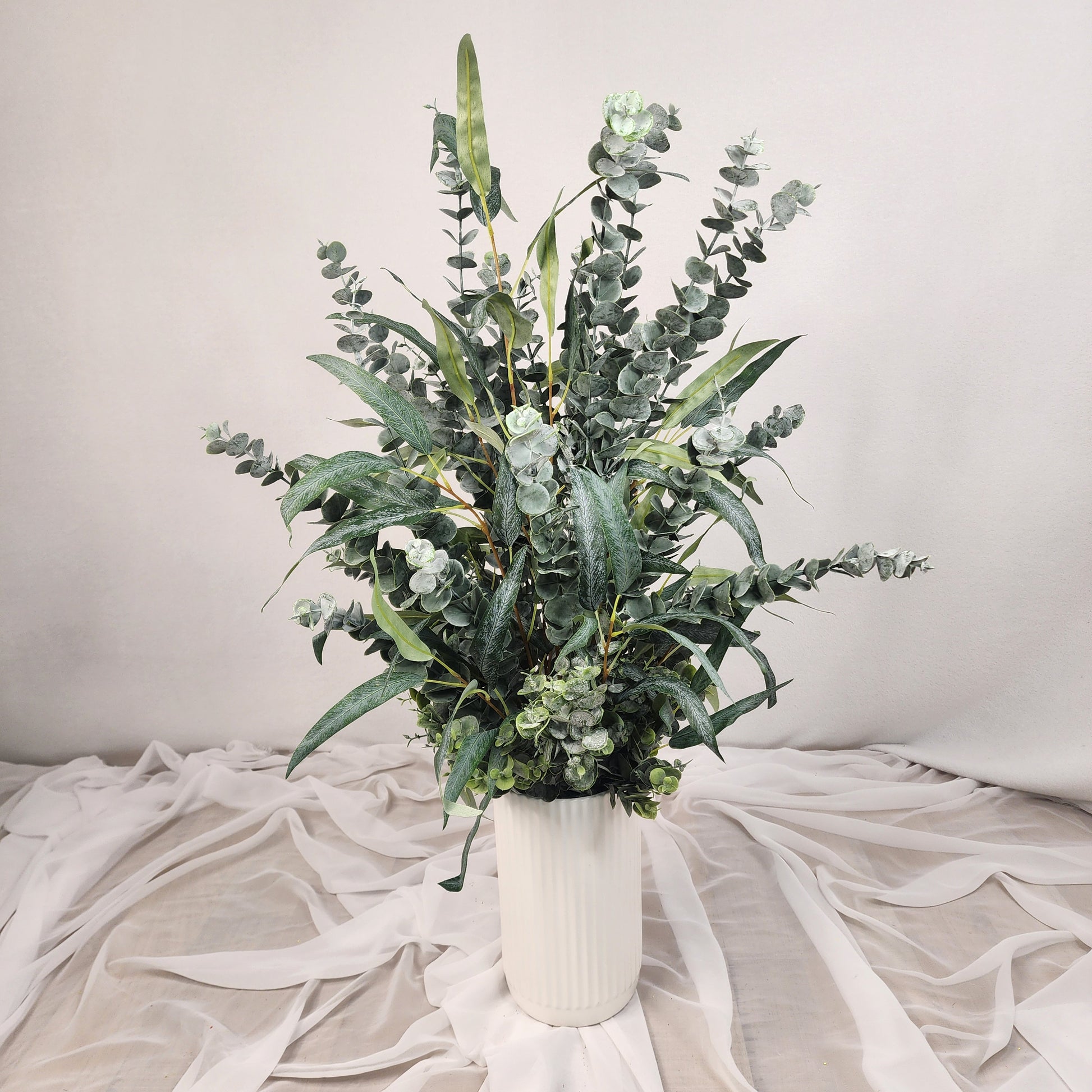 Eucalyptus Arrangement - Realistic Artificial Flowers