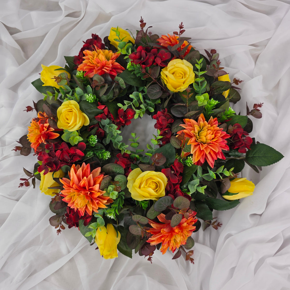 Wreath in Autumn Tones