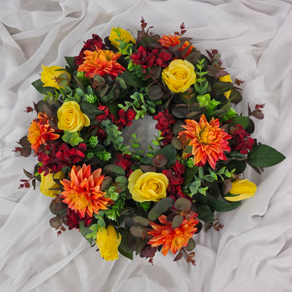 Wreath in Autumn Tones