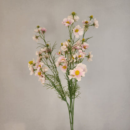 Pale Pink Mini Cosmos Spray - Realistic Artificial Flowers