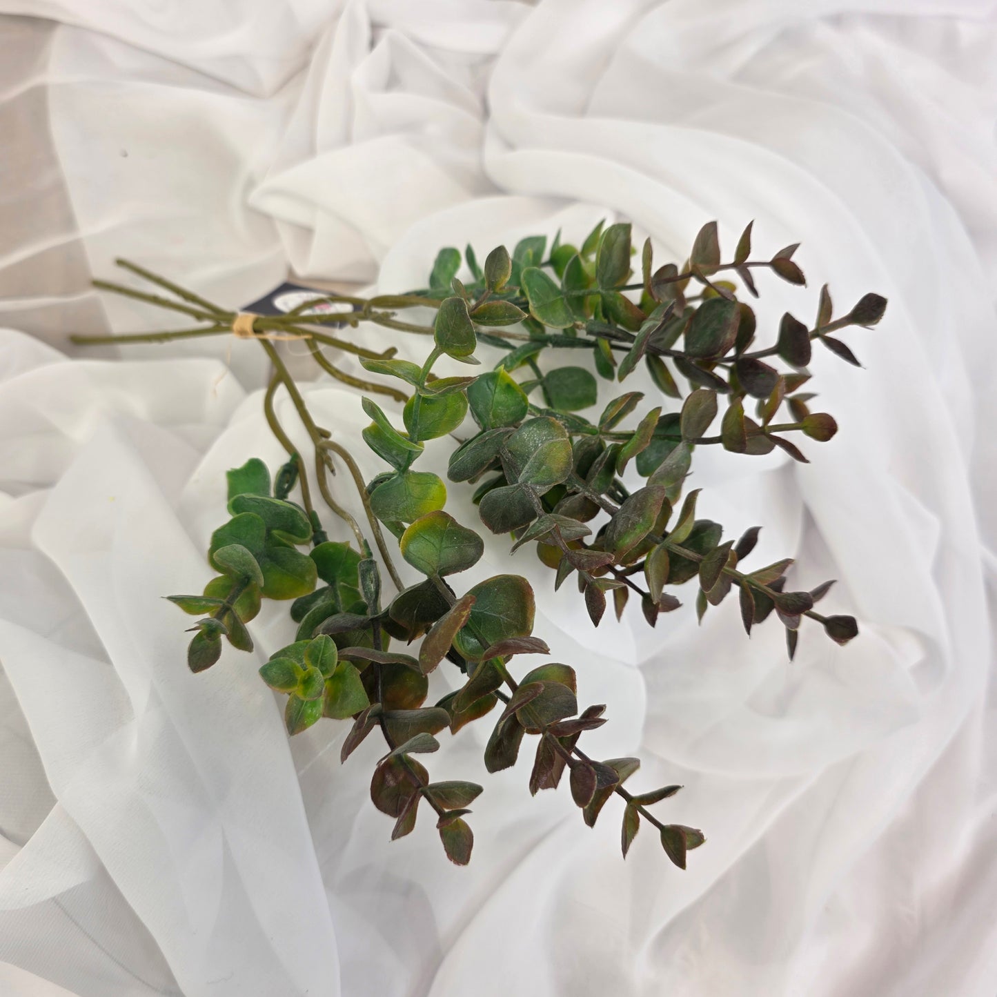 Grey Short Stem Mini Gum - Realistic Artificial Flowers and Greenery