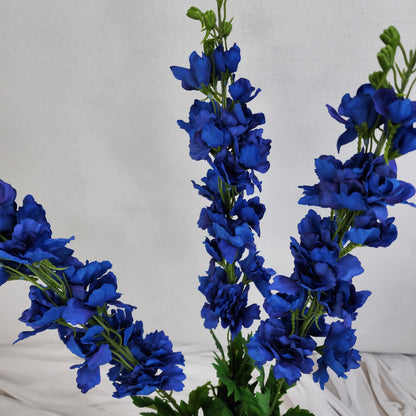 Dark Blue  Real Touch Delphinium -Large