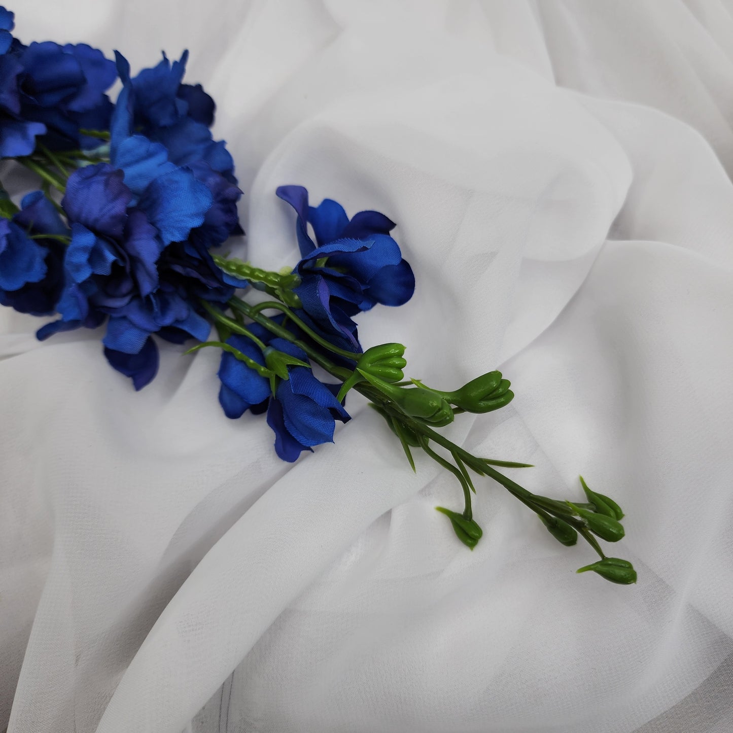 Dark Blue  Real Touch Delphinium -Large