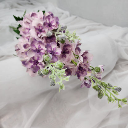 Mauve Real Touch Delphinium - Small