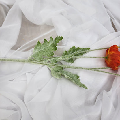 Icelandic Burnt Orange Poppies - Realistic Artificial Flowers