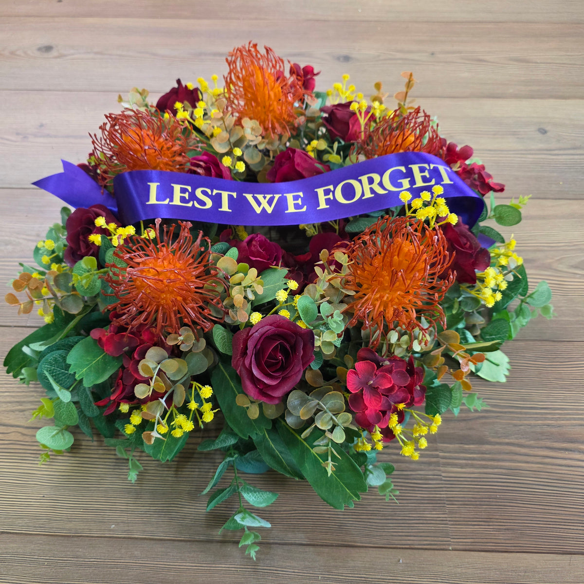 Wreath in Native Flowers