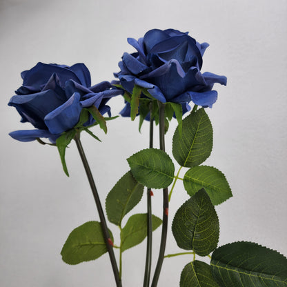 Navy Blue Royal Real Touch Rose