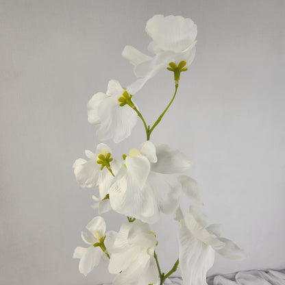 White Sweet Pea Spray- Realistic Artificial Flowers