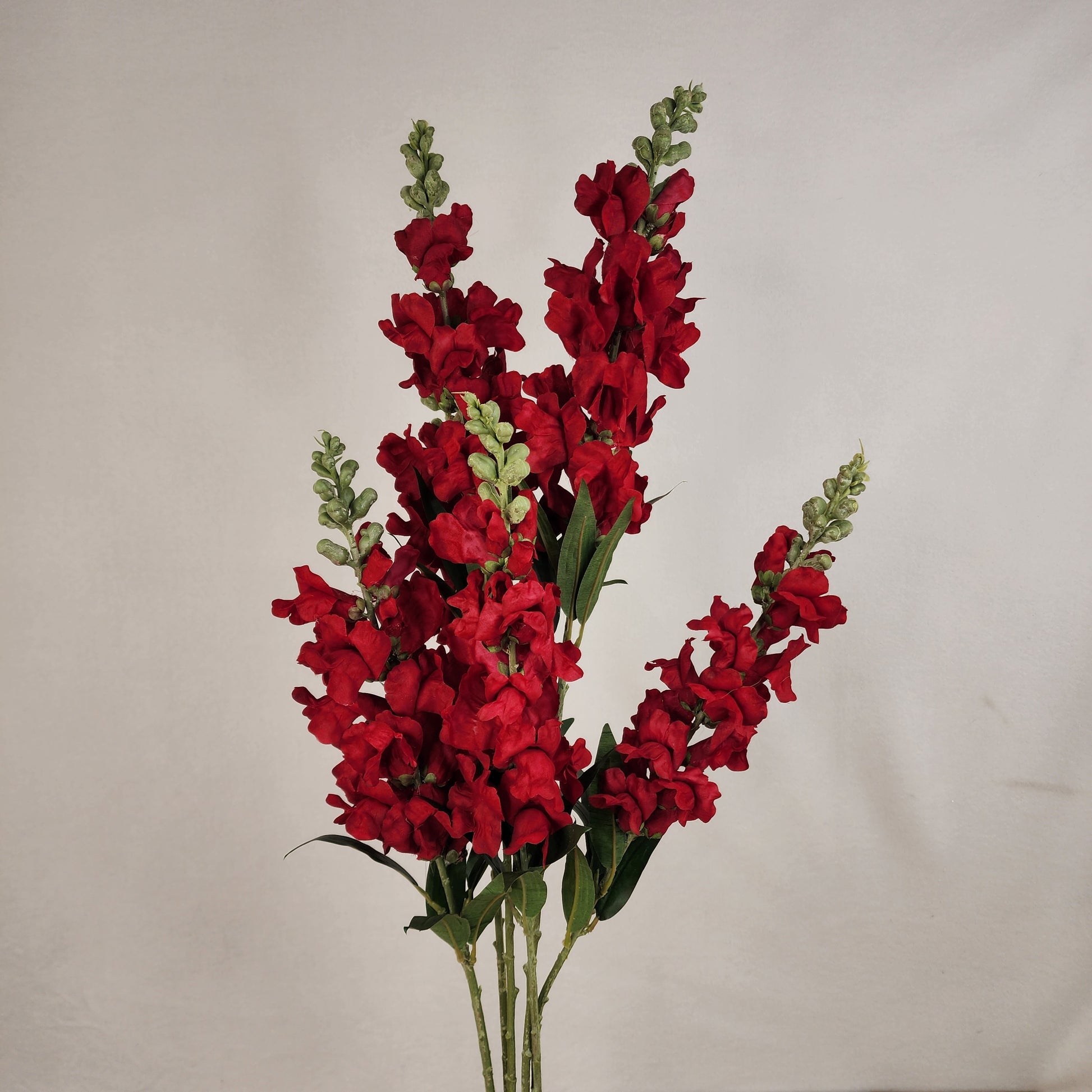 Red Snapdragons - Realistic Artificial Flowers