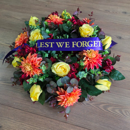Wreath in Autumn Tones