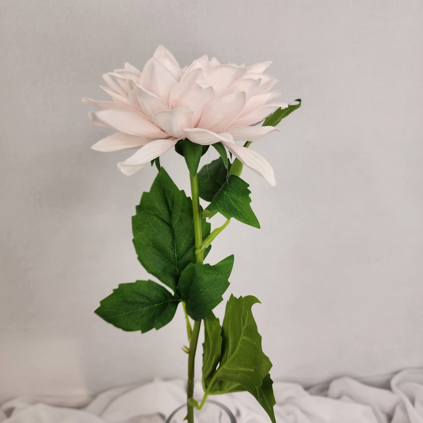 Light Pink Real Touch Dahlias-Realistic Artificial Flowers
