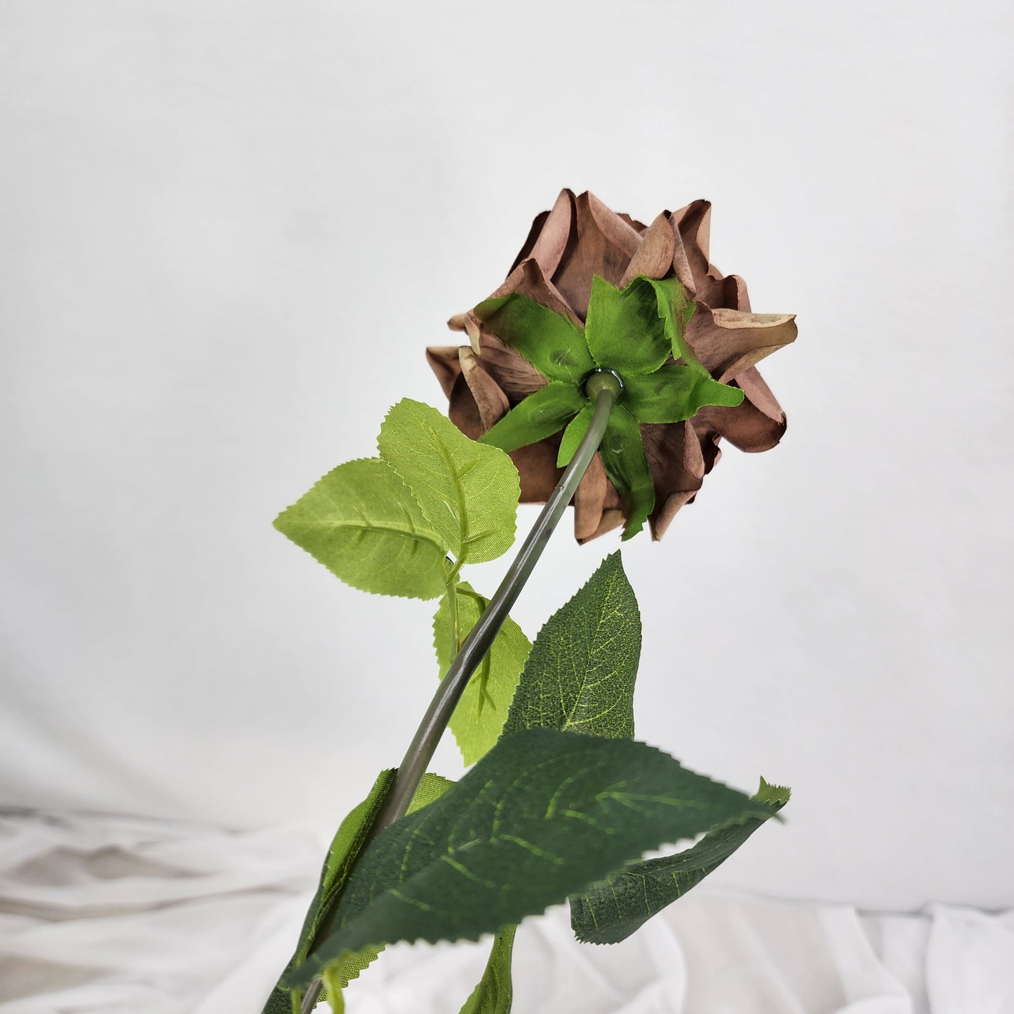 Coffee Royal Real Touch Rose - Realistic Artificial Flowers