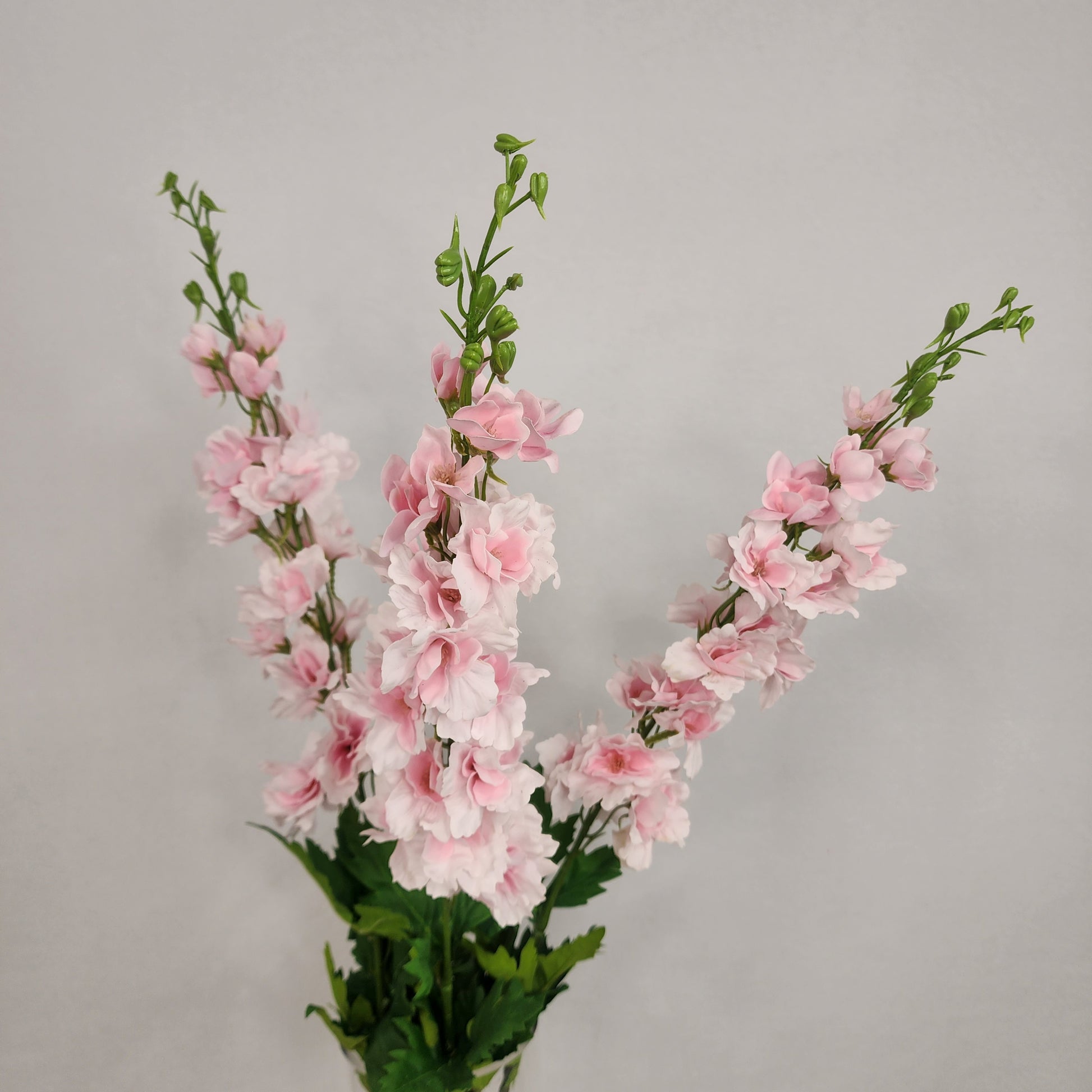 Pale Pink Real Touch Delphinium - Realistic Artificial Flowers