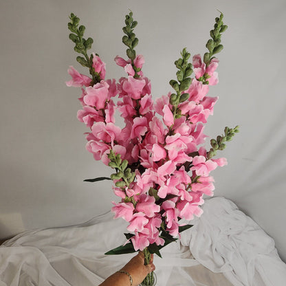 Deep Pink Snapdragons - Realistic Artificial Flowers