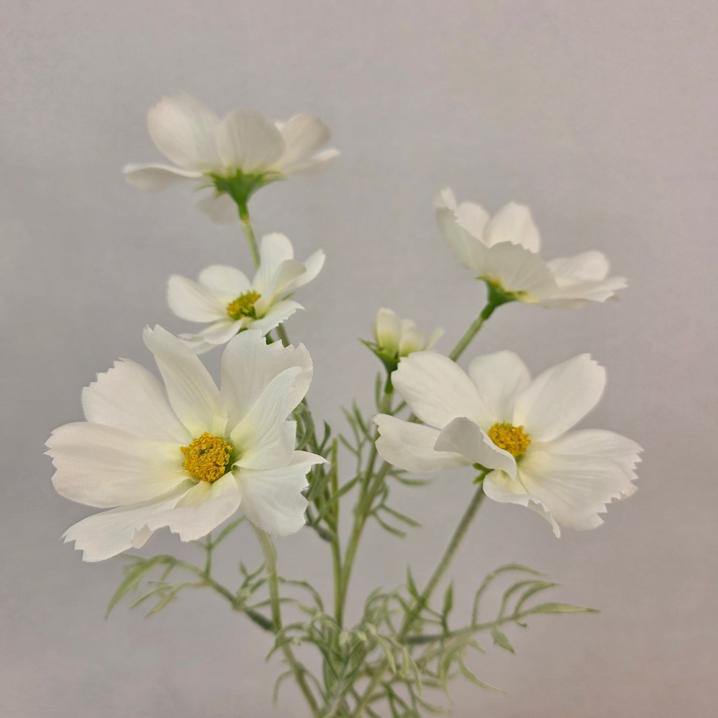 White Cosmos Spray - Realistic Artificial Flowers