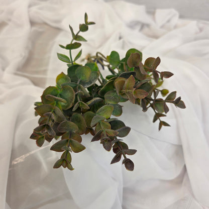 Grey Short Stem Mini Gum - Realistic Artificial Flowers and Greenery
