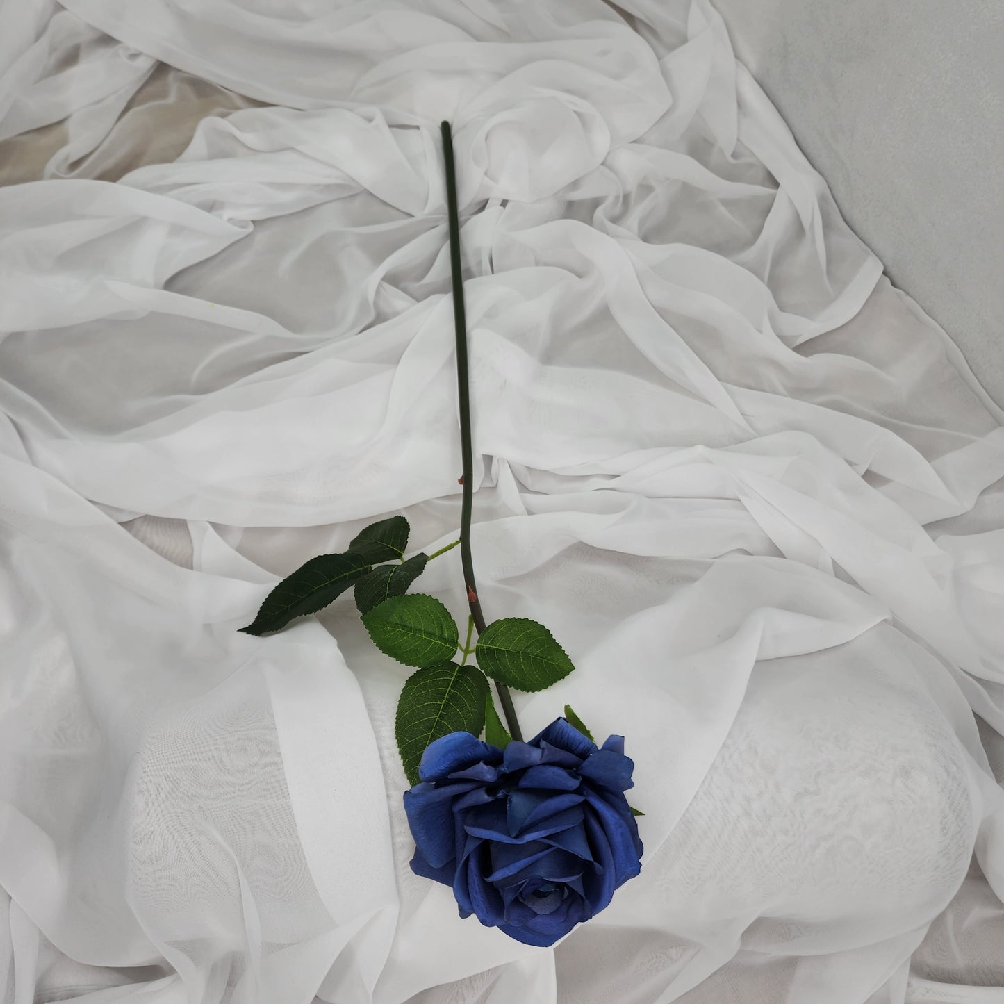 Navy Blue Royal Real Touch Rose