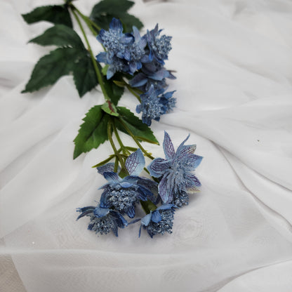 Astrania Dusty Blue - Realistic Artificial Flowers