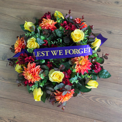 Wreath in Autumn Tones