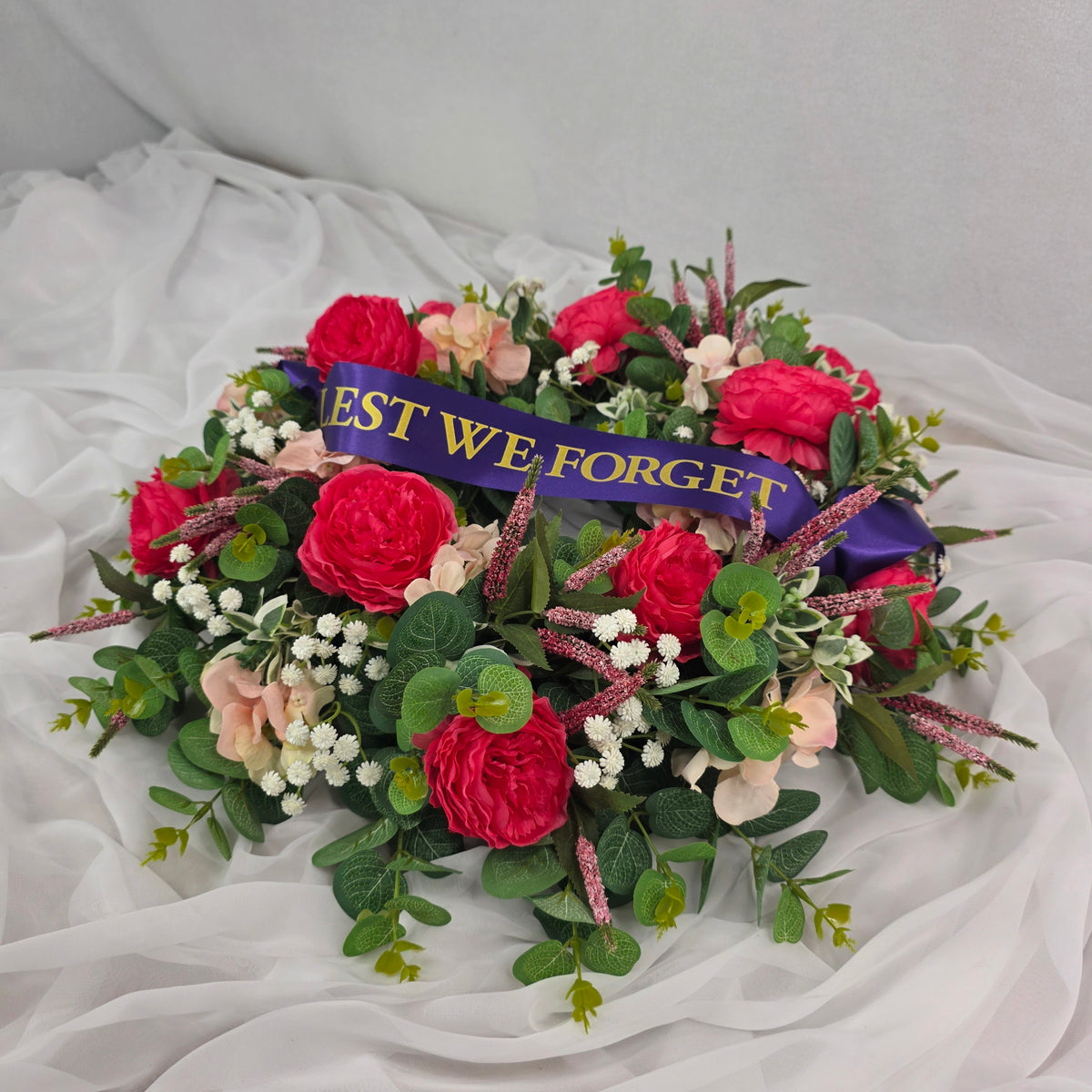 Wreath in Shades of Pink