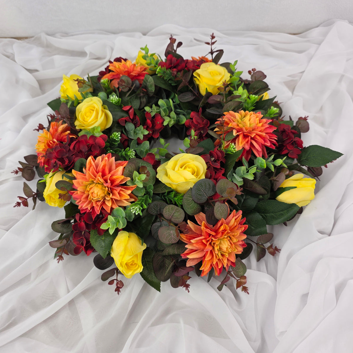Wreath in Autumn Tones