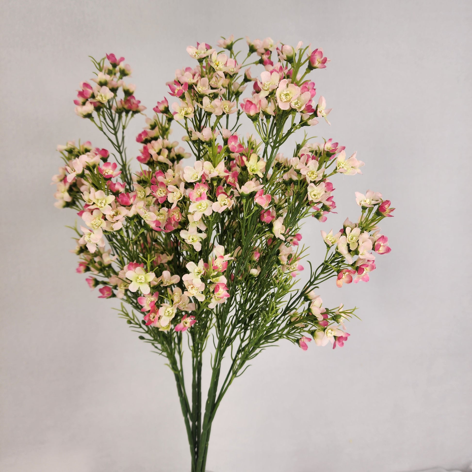Wax Flower Spray Pale Pink - Realistic Artificial Flowers