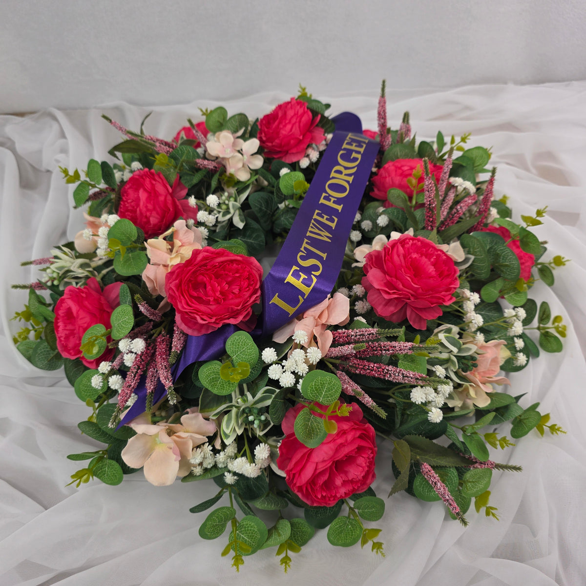 Wreath in Shades of Pink