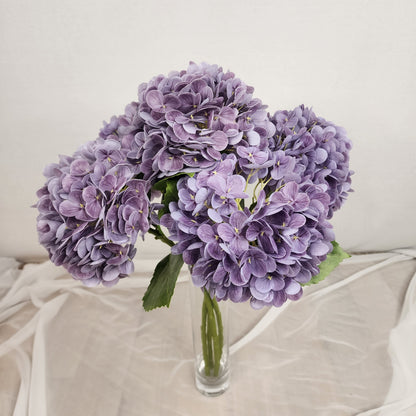 Lavender Real Touch Medium Hydrangea  - Realistic Artificial Flowers